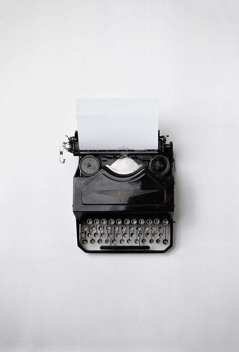 Writer working at a desk